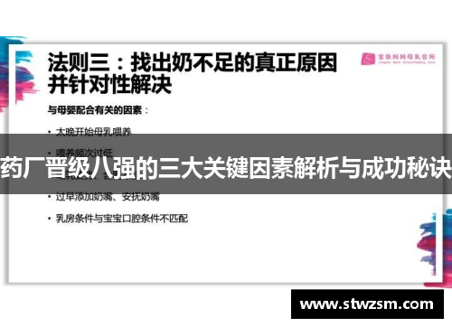 药厂晋级八强的三大关键因素解析与成功秘诀